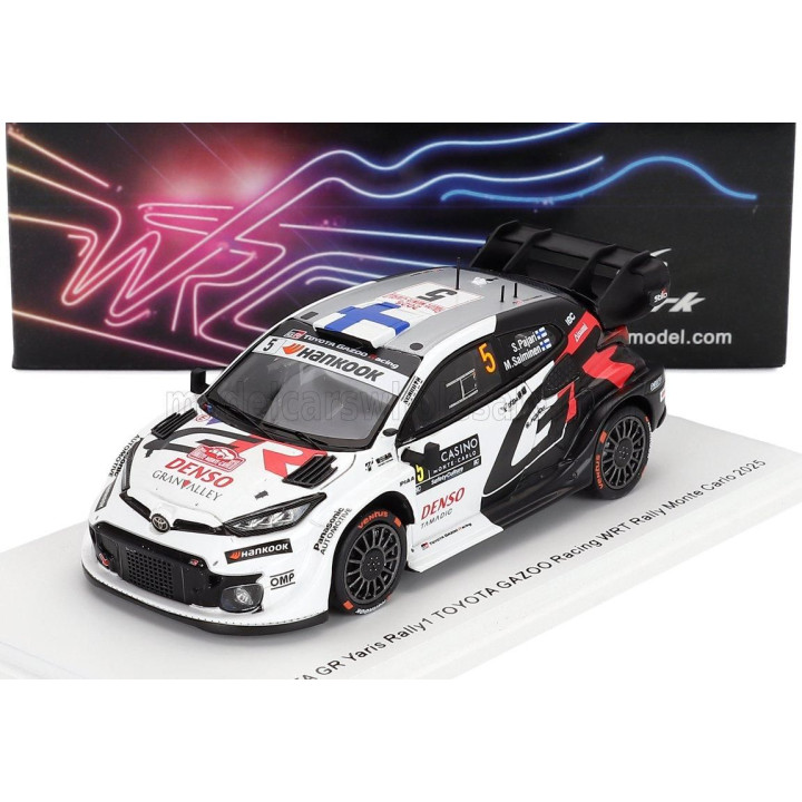 SPARK MODEL TOYOTA YARIS GR HYBRID RALLY1 TEAM TOYOTA GAZOO RACING WRT N 5 RALLY MONTECARLO 2025 SAMI PAJARI - MARKO SALMINEN - 