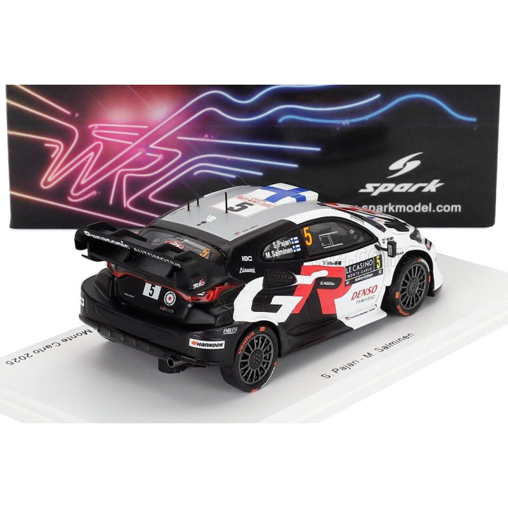 SPARK MODEL TOYOTA YARIS GR HYBRID RALLY1 TEAM TOYOTA GAZOO RACING WRT N 5 RALLY MONTECARLO 2025 SAMI PAJARI - MARKO SALMINEN - 