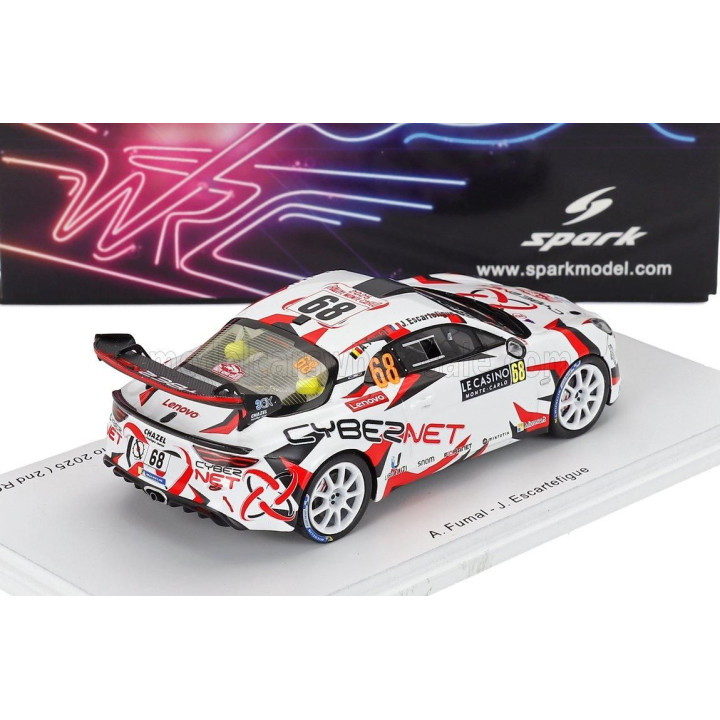SPARK MODEL RENAULT ALPINE A110 RGT TEAM CHAZEL TECHNOLOGIES COURSE N 68 2nd RGT CLASS RALLY MONTECARLO 2025 ARMAND FUMAL - JULE