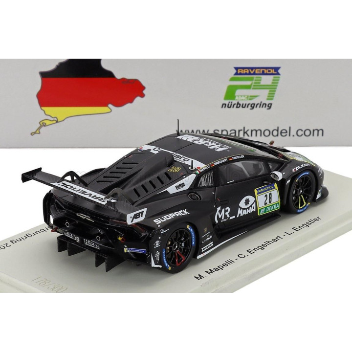 SPARK MODEL LAMBORGHINI HURACAN GT3 EVO II TEAM ABT SPORTSLINE N 28 24h NURBURGRING 2025 MARCO MAPELLI - CHRISTIAN ENGELHART - L