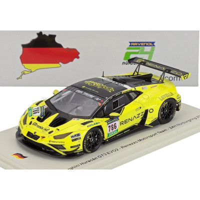 SPARK MODEL LAMBORGHINI HURACAN GT3 EVO II TEAM RENAZZO MOTORSPORT N 786 24h NURBURGRING 2025 CHRISTOPH BREUER - THOMAS MUTSCH -