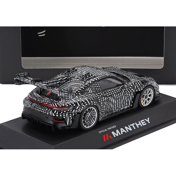 SPARK MODEL PORSCHE 911 992-2 GT3 RS COUPE MANTHEY KIT 2024 - BLACK WHITE 1/43