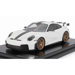 SPARK MODEL PORSCHE 911 992-2 GT3 COUPE 2024 - CON VETRINA - WITH SHOWCASE - WHITE 1/12