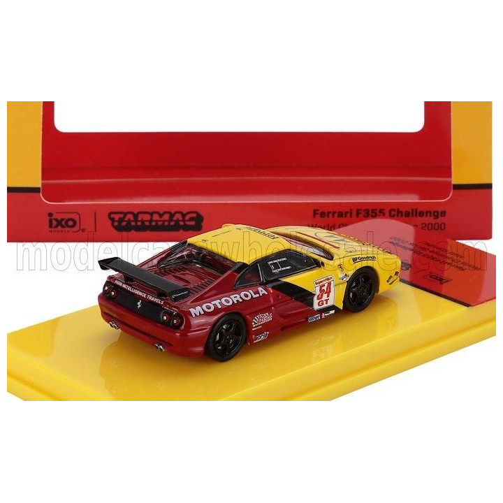 TARMAC FERRARI F355 N 54 FERRARI CHALLENGE SEASON 1995 MATT DRENDEL - YELLOW RED 1/64