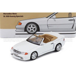 TARMAC MERCEDES BENZ SL-CLASS SL500 KOENING CABRIOLET 1989 - WHITE 1/64