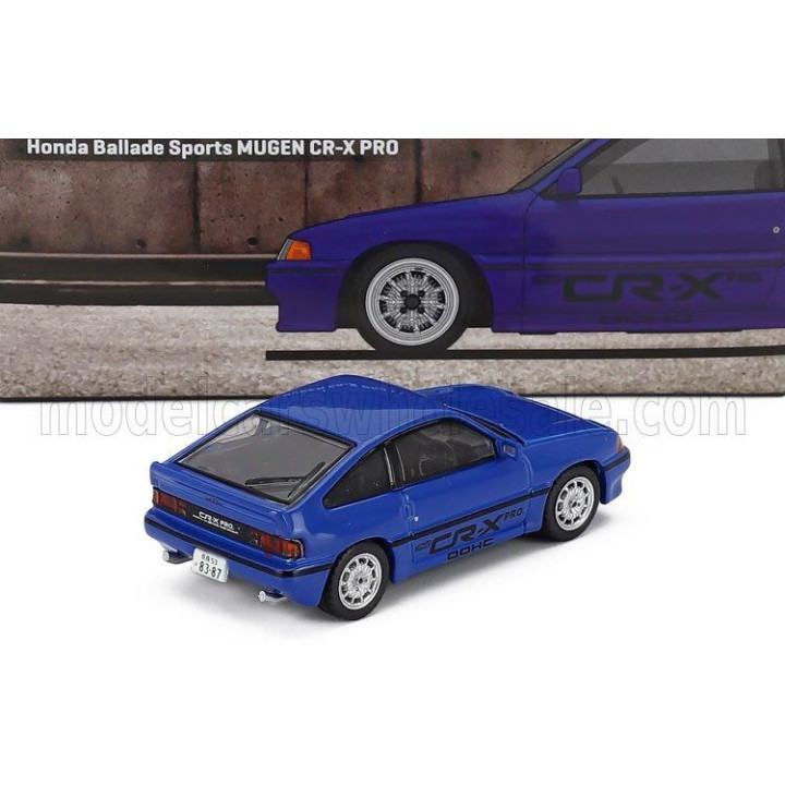 TARMAC HONDA CR-X PRO BALLADE SPORTS MUGEN 1984 - BLUE 1/64