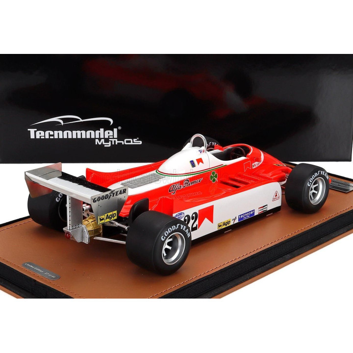 TECNOMODEL ALFA ROMEO F1  179 N 22 DUTCH GP 1980 VITTORIO BRAMBILLA - WHITE RED 1/18