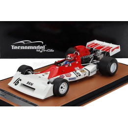 TECNOMODEL BRM F1 P160E N 16 SPAIN GP (with pilot figure) 1973 NIKI LAUDA - WHITE RED 1/18