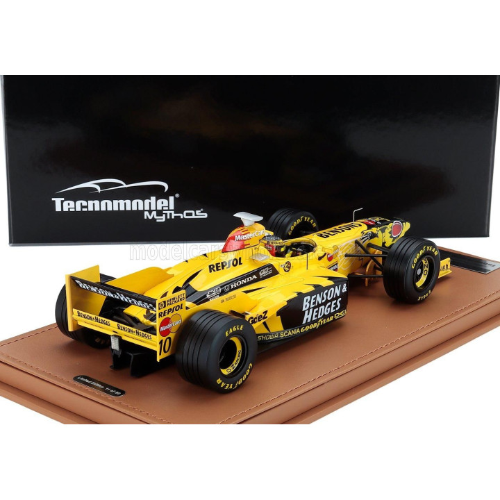TECNOMODEL JORDAN F1  198 HONDA MF-301 HC N 10 AUSTRALIAN GP (with pilot figure) 1998 RALPH SCHUMACHER - YELLOW BLACK 1/18
