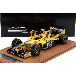 TECNOMODEL JORDAN F1  198 HONDA MF-301 HC N 10 WITH TOWER WINGS IMOLA GP (with pilot figure) 1998 RALPH SCHUMACHER - YELLOW BLAC