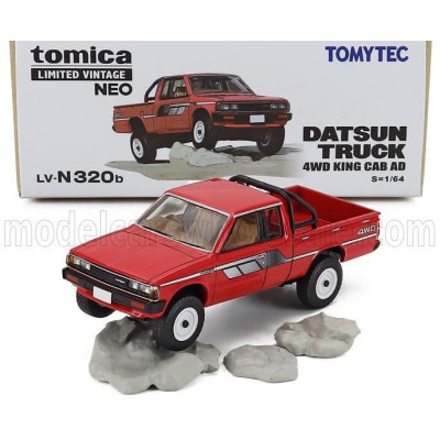 TOMICA DATSUN PICK-UP 4WD 1986 - RED 1/64