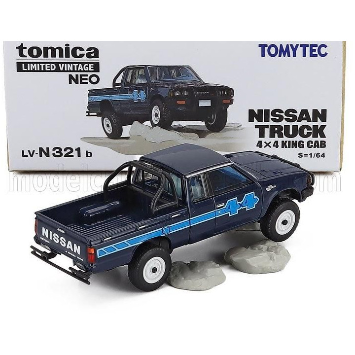TOMICA DATSUN PICK-UP 4WD 1986 - BLUE 1/64
