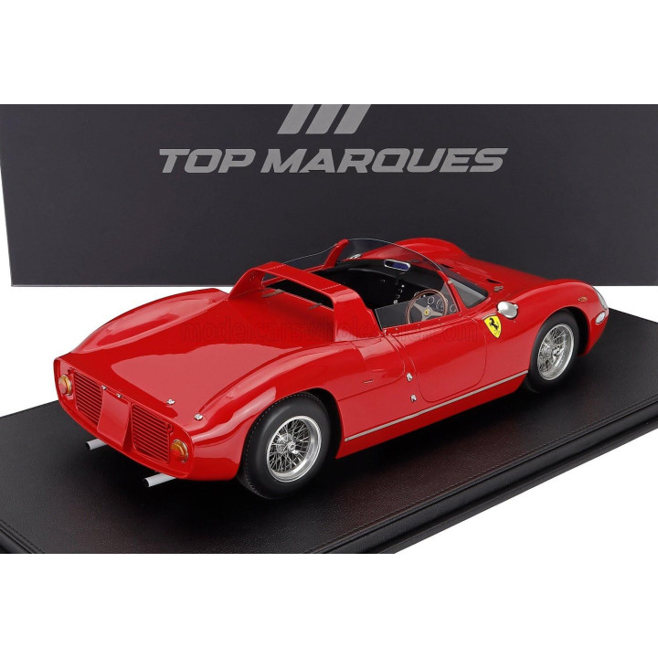 TOPMARQUES FERRARI 250P SPIDER 3.0L V12 STREET VERSION 1963 - RED 1/12