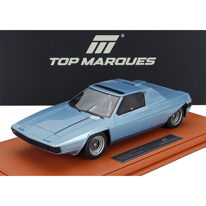 TOPMARQUES FERRARI 308 GT BERTONE RAINBOW 1976 - LIGHT BLUE MET 1/18