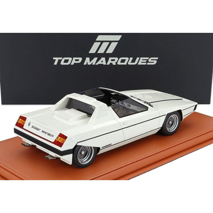 TOPMARQUES FERRARI 308 GT BERTONE RAINBOW 1976 - WHITE 1/18