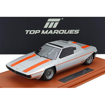 TOPMARQUES FERRARI 308 GT BERTONE RAINBOW 1976 - GREY MET ORANGE 1/18