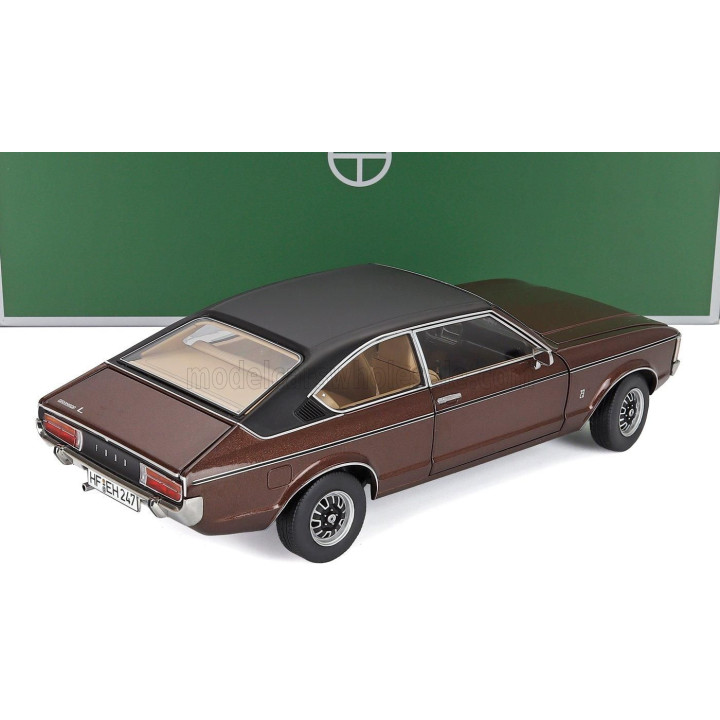TOURING MODELCARS FORD ENGLAND GRANADA COUPE II SERIES 1975 - BROWN BLACK 1/18