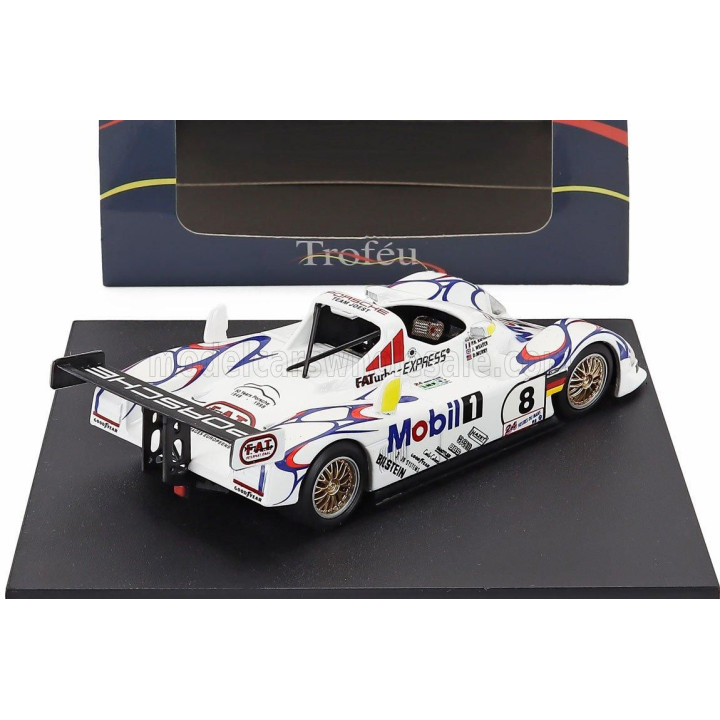 TROFEU PORSCHE LMP1-98 3.2L TURBO TEAM PORSCHE AG N 8 24h LE MANS 1998 P.H.RAPHANEL - D.MURRY - J.WEAVER - WHITE 1/43