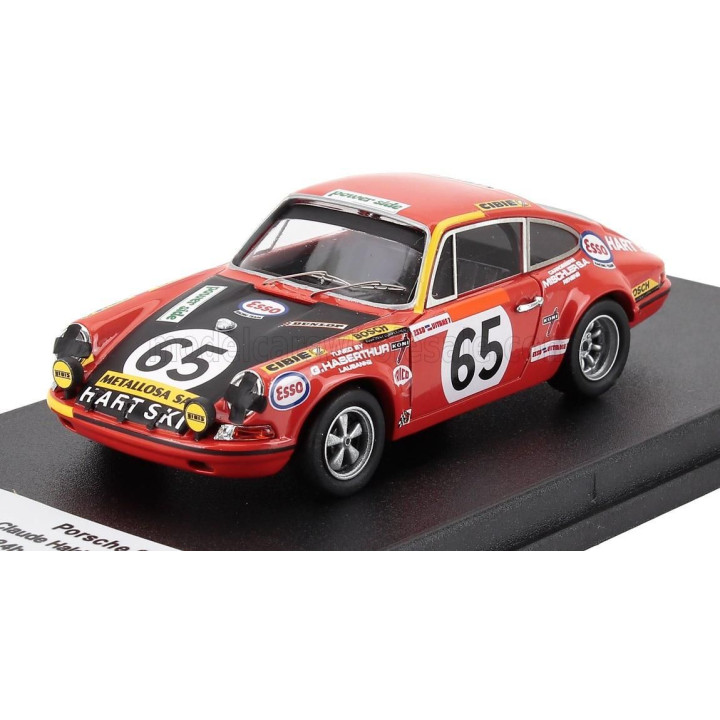TROFEU PORSCHE 911S COUPE N 65 24h LE MANS 1970 CLAUDE HALDI - ARTHUR BLANK - RED BLACK 1/43