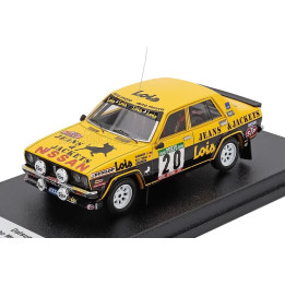 TROFEU DATSUN 160J (night version) N 20 RALLY PORTUGAL 1983 SANTINHO MENDES - RUI CUNHA - YELLOW 1/43