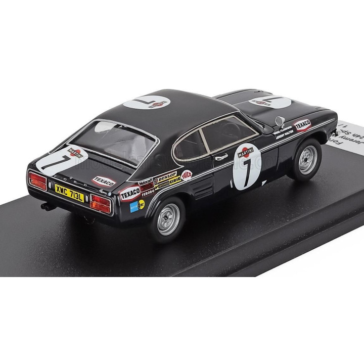 TROFEU FORD ENGLAND CAPRI 3000 GLX N 7 24h SPA FRANCORCHAMPS 1973 JEREMY WALTON - NIGEL CLARKSON - BLACK 1/43