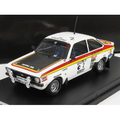 TROFEU FORD ENGLAND ESCORT MKII N 2 RALLY SOUTHERN CROSS 1976 R.CLARK - J.PORTER - WHITE BLACK RED YELLOW 1/43