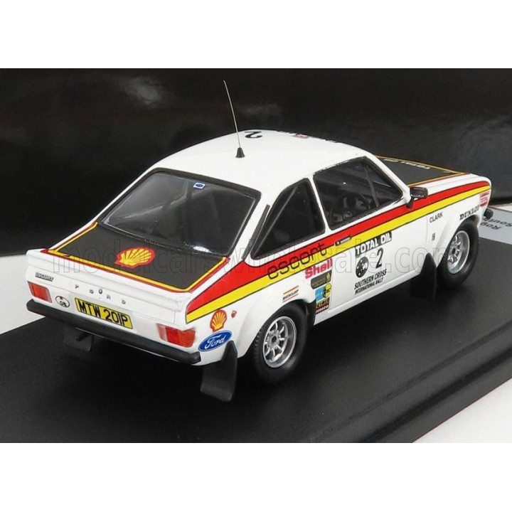 TROFEU FORD ENGLAND ESCORT MKII N 2 RALLY SOUTHERN CROSS 1976 R.CLARK - J.PORTER - WHITE BLACK RED YELLOW 1/43