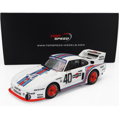 TRUESCALE PORSCHE 935/77 2.0L 935 BABY TEAM MARTINI RACING N 40 WINNER DIV. II DRM HOCKENHEIM 1977 J.ICKX - WHITE 1/18