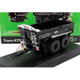 UNIVERSAL HOBBIES JOSKIN TRAILER TRANS-KTP 22-50 2-ASSI RIMORCHIO - TRAILER FOR TRACTOR 2010 - BLACK 1/32