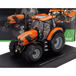 UNIVERSAL HOBBIES DEUTZ-FAHR 6150.4 TTV TRACTOR 2018 - ORANGE BLACK 1/32