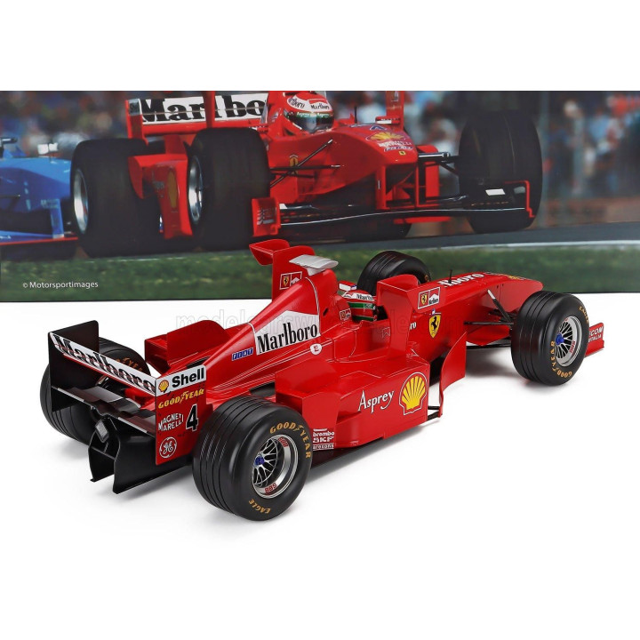 WERK83 FERRARI F1  F300 N 4 WITH TOWER WINGS 3rd IMOLA GP 1998 EDDIE IRVINE - RED 1/12