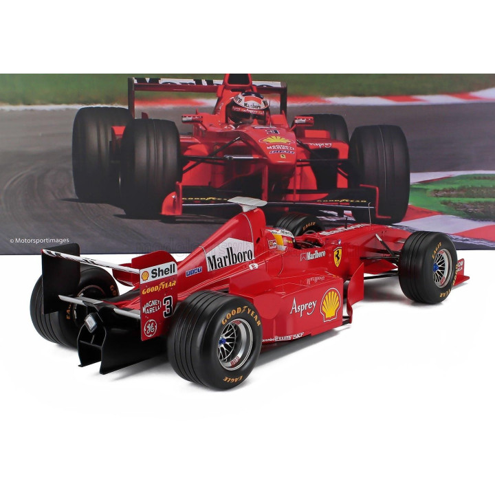 WERK83 FERRARI F1  F300 N 3 POLE POSITION AND WINNER MONZA ITALY GP 1998 MICHAEL SCHUMACHER - RED WHITE 1/12
