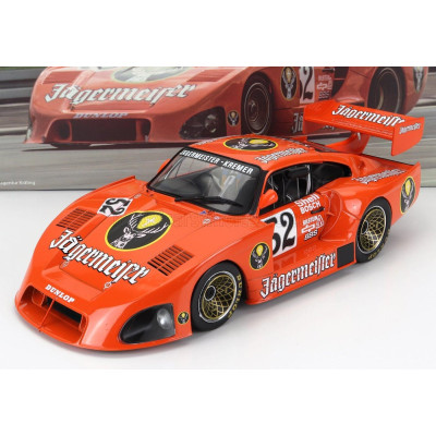 WERK83 PORSCHE 935 K4 TURBO TEAM KREMER JAGERMEISTER N 52 2nd ZOLDER DRM 1981 B.WOLLEK - ORANGE 1/18