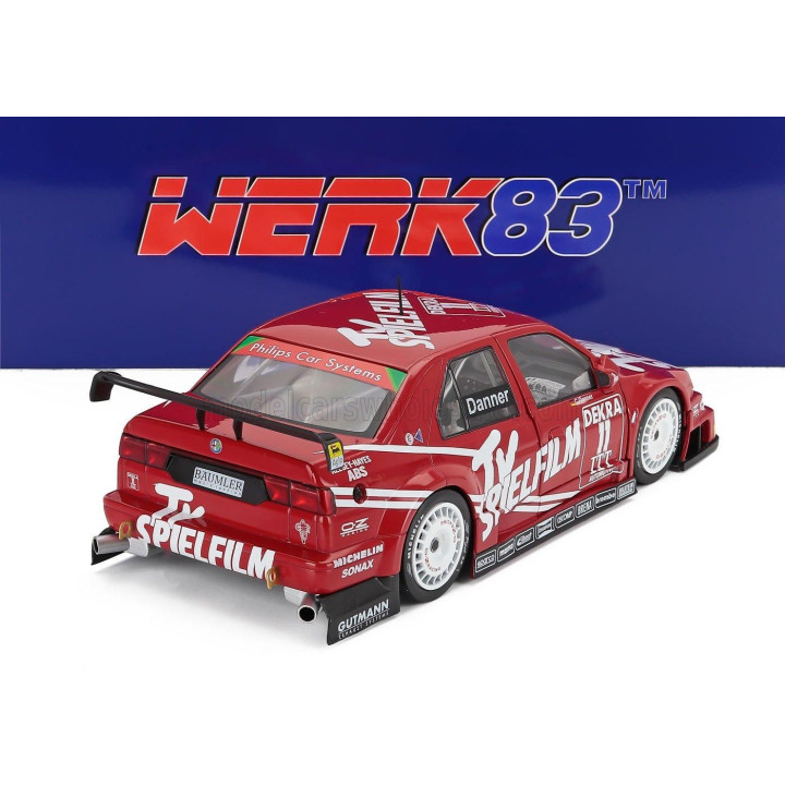 WERK83 ALFA ROMEO 155 V6 TI TEAM SCHUBEL ENGINEERING N 11 DTM ITC SEASON 1995 CHRISTIAN DANNER - RED 1/18