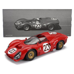 WERK83 FERRARI 330 P3 4.0L V12 SPIDER TEAM FERRARI SPA SEFAC N 23 WINNER 24h DAYTONA 1967 LORENZO BANDINI - CHRIS AMON - RED 1/1