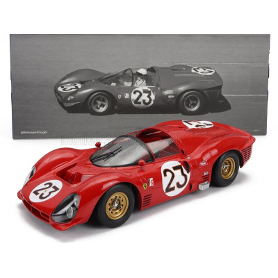 WERK83 FERRARI 330 P3 4.0L V12 SPIDER TEAM FERRARI SPA SEFAC N 23 WINNER 24h DAYTONA 1967 LORENZO BANDINI - CHRIS AMON - RED 1/1