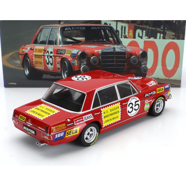 WERK83 MERCEDES BENZ 300 SEL 6.8 TEAM MERCEDES AMG N 35 2nd 24h SPA FRANCORCHAMPS 1971 HANS HEYER - CLEMENS SCHICKENTANZ - RED 1