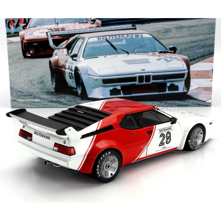 WERK83 BMW M1 M88 3.5L TEAM BMW MOTORSPORT N 28 PROCAR SERIES SEASON 1979 CARLOS REUTEMANN - WHITE RED 1/18