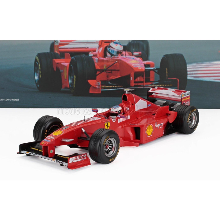 WERK83 FERRARI F1  F300 N 3 WINNER FRENCH GP 1998 MICHAEL SCHUMACHER - RED WHITE 1/18