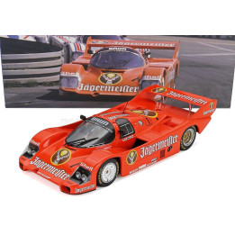 WERK83 PORSCHE 956B JAGERMEISTER TEAM BRUN MOTORSPORT N 1 3rd 200 MILES NORISRING 1984 STEFAN BELLOF - ORANGE 1/18