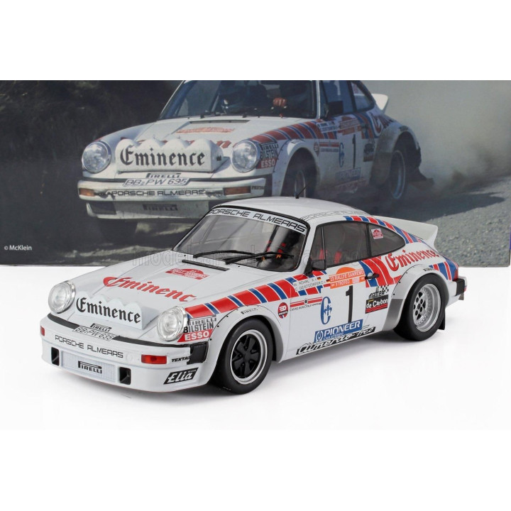 WERK83 PORSCHE 911 SC TEAM EMINENCE Gr.4 (night version) N 1 RALLY SANREMO 1981 WALTER ROHRL - CHRISTIAN GEISTDORFER - WHITE RED
