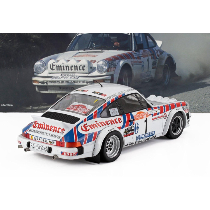 WERK83 PORSCHE 911 SC TEAM EMINENCE Gr.4 (night version) N 1 RALLY SANREMO 1981 WALTER ROHRL - CHRISTIAN GEISTDORFER - WHITE RED