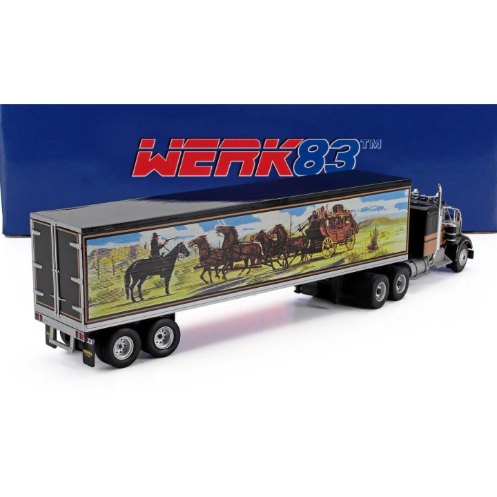 WERK83 KENWORTH W925 TRUCK CASSONATO 1977 - SMOKEY AND THE BANDIT - 2 TONE BROWN 1/43
