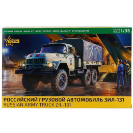 ZVEZDA ZIL 131 TRUCK 6X6 MILITARY TELONATO 1965 1/35