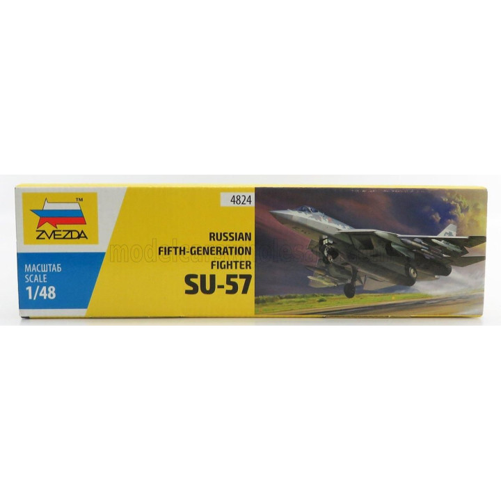 ZVEZDA SUKHOI SU-57 RUSSIAN FIFTH GENERATION FIGHTER AIRPLANE 2010 1/48