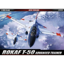 Model Kit letadlo 12231 - ROKAF T-50 ADVANCED TRAINER (1:48)