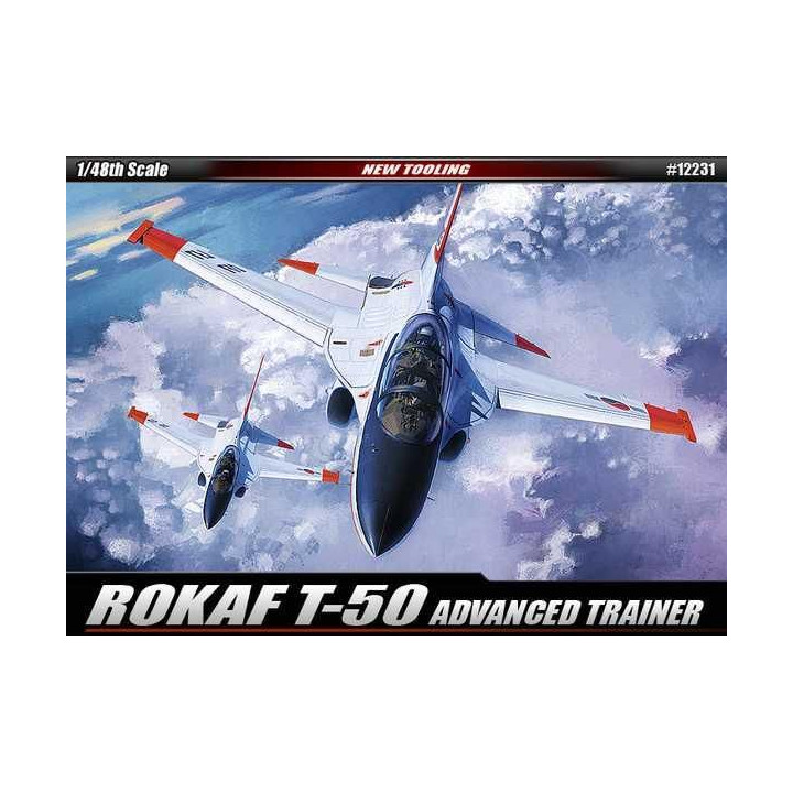Model Kit letadlo 12231 - ROKAF T-50 ADVANCED TRAINER (1:48)