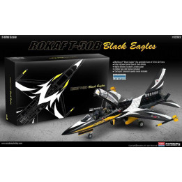 Model Kit letadlo 12242 - ROKAF T-50B "BLACK EAGLES" (1:48)