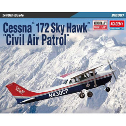 Model Kit letadlo 12367 - CESSNA 172 SKYHAWK CIVIL AIR PATROL (1:48)