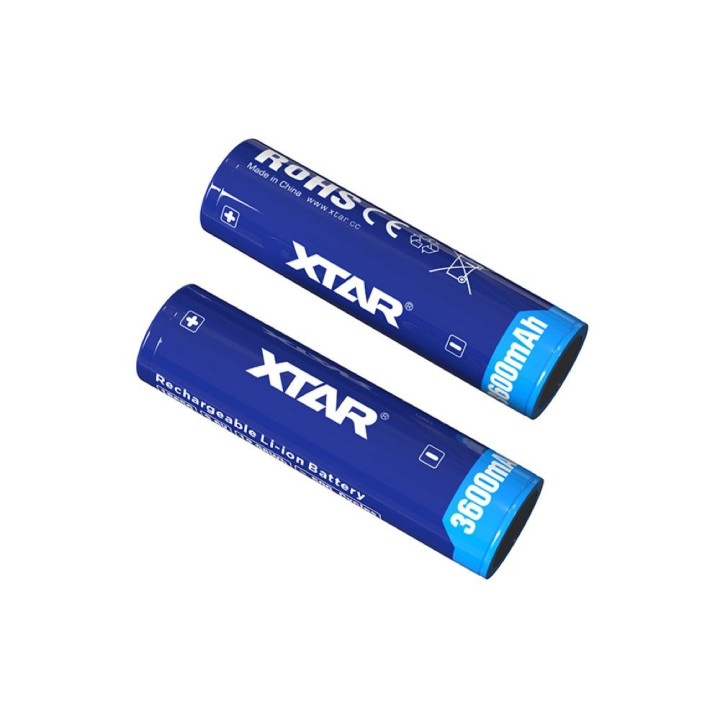 Lítiová batéria XTAR 3,6 V 18650 3600 mAh | RCsvet